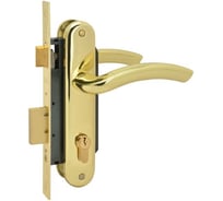 Врезной замок НОРА-М N23-70 Л золото 11871