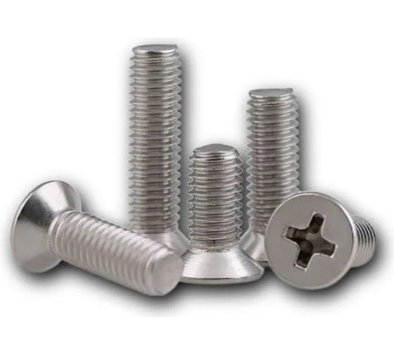 Винт с потайной головкой МЕТАЛЛСЕРВИС M3x40 мм, DIN 965, цинк, 30 шт. МС 1269831