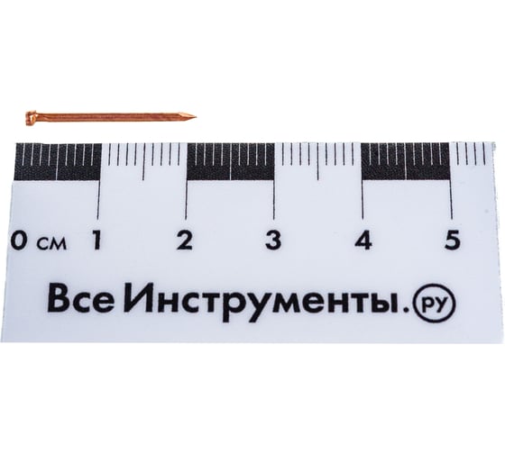Финишные гвозди Стройбат 1,2x20 омедненные 100 шт 243921