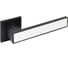 Комплект ручка и защелка Аллюр АРТ "ЛАНА" BL/W+L45-8 BL (861511/S45) матовый черный/белый 15711 4