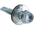 Саморезы кровельные с буром Стройбат 6,3x 19 белый цинк 10 шт 305700 3