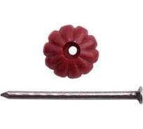 Гвозди декоративные Доброга 1,8x30 бордовый 100 шт. ТД-00009547