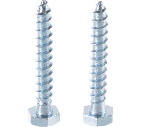 Сантехнический болт Стройбат DIN 571 6x 40 белый цинк 4 шт 036771