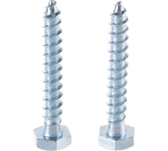 Сантехнический болт Стройбат DIN 571 6x 40 белый цинк 4 шт 036771 1