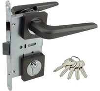 Замок врезной MARLOK 85/5297-ЦМ60 межосевое 85 мм (Тип 4) GF (графит) 035226