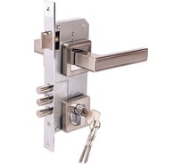 Замок врезной MARLOK 85/5221-ЦМ60 межосевое 85 мм (Тип 2) SN (никель) 029132