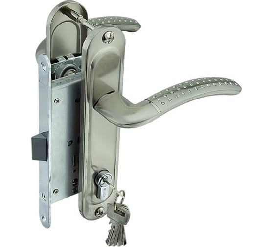 Замок врезной MARLOK 85/112-ЦМ60 межосевое 85 мм (Тип 3) SN (никель) 003062