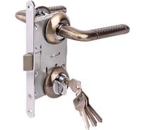 Замок врезной MARLOK 85/5403-ЦМ60 межосевое 85 мм (Тип 4) АВ (бронза) 029140