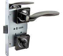 Защелка с ручками MARLOK 96/5215 WC межосевое 96 мм (Тип 6) BN (черный никель) 016143