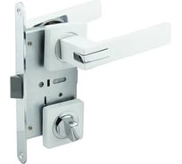 Защелка с ручками MARLOK 96/5291 WC межосевое 96 мм (Тип 6) WW (глянцевый белый) 029757