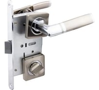 Защелка с ручками MARLOK 96/5212 WC межосевое 96 мм (Тип 6) SN (никель) 029756