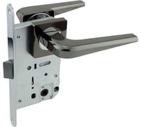 Защелка с ручками MARLOK 96/5297 межосевое 96 мм (Тип 5) BN (черный никель) 035260