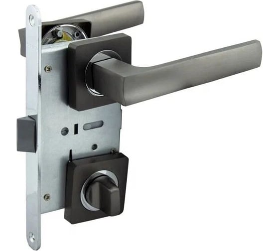 Защелка с ручками MARLOK 96/5217 межосевое 96 мм (Тип 5) GF (графит) 000488 1