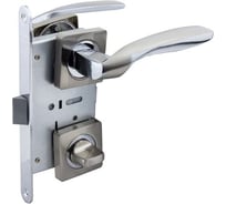 Защелка с ручками MARLOK 96/5215 WC межосевое 96 мм (Тип 6) SN (никель) 016145