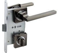 Защелка с ручками MARLOK 96/5220 WC межосевое 96 мм (Тип 6) BN (черный никель) 016155