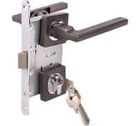 Замок врезной MARLOK 85/5220-ЦМ60 межосевое 85 мм (Тип 4) GF (графит) 029171