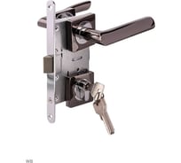 Замок врезной MARLOK 85/5212-ЦМ60 межосевое 85 мм (Тип 4) BN (черный никель) 029156