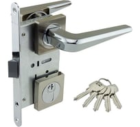 Замок врезной MARLOK 85/5297-ЦМ60 межосевое 85 мм (Тип 4) SN (никель) 035244