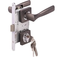 Замок врезной MARLOK 85/5218-ЦМ60 межосевое 85 мм (Тип 4) GF (графит) 029165
