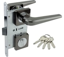 Замок врезной MARLOK 85/5297-ЦМ60 межосевое 85 мм (Тип 4) BN (черный никель) 035246