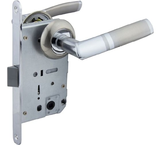 Защелка с ручками MARLOK 96/5409 межосевое 96 мм (Тип 5) SN (никель) 008352 1