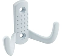 Крючок MARLOK 04.41.03 212-B 2-х рожковый усиленный WW (белый) 035027