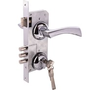 Замок врезной MARLOK 85/5423-ЦМ60 межосевое 85 мм (Тип 2) СP (хром) 029090