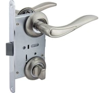 Защелка с ручками MARLOK 96/5405 WC межосевое 96 мм (Тип 6) SN (никель) 004875