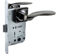 Защелка с ручками MARLOK 96/5215 межосевое 96 мм (Тип 5) BN (черный никель) 005340