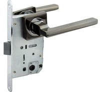 Защелка с ручками MARLOK 96/5220 межосевое 96 мм (Тип 5) BN (черный никель) 001291