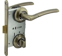 Защелка с ручками MARLOK 96/5406 WC межосевое 96 мм (Тип 6) АВ (бронза) 013240