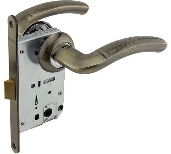 Защелка с ручками MARLOK 96/5402 межосевое 96 мм (Тип 5) AВ (бронза) 035254 1