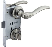 Защелка с ручками MARLOK 96/5413 WC межосевое 96 мм (Тип 6) SN (никель) 011383