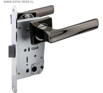 Защелка с ручками MARLOK 96/5217 межосевое 96 мм (Тип 5) BN (черный никель) 024087