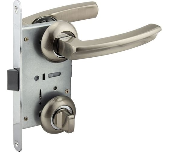 Защелка с ручками MARLOK 96/5411 WC межосевое 96 мм (Тип 6) SN (никель) 004912 1