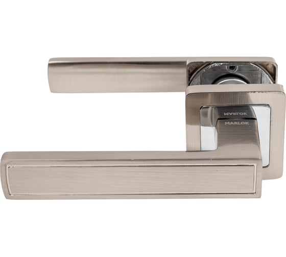 Защелка с ручками MARLOK 96/5221 WC межосевое 96 мм (Тип 6) SN (никель) 016159