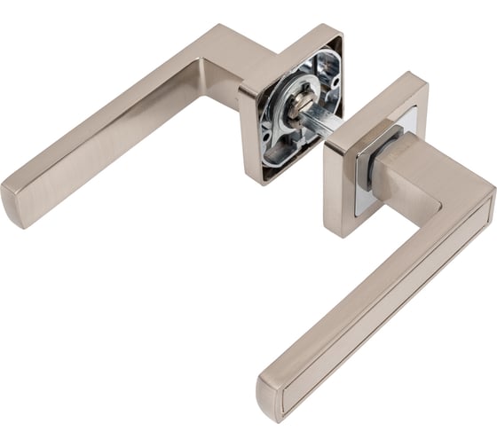 Защелка с ручками MARLOK 96/5221 WC межосевое 96 мм (Тип 6) SN (никель) 016159