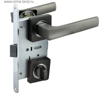 Защелка с ручками MARLOK 96/5217 WC межосевое 96 мм (Тип 6) GF (графит) 016147