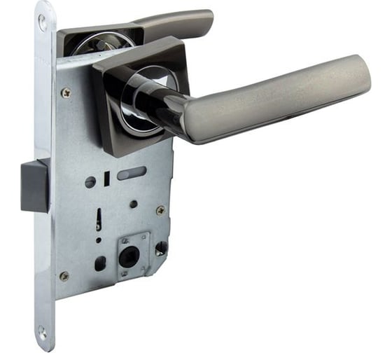 Защелка с ручками MARLOK 96/5212 межосевое 96 мм (Тип 5) BN (черный никель) 009362