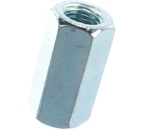 Переходная гайка Стройбат DIN 6334 М20 белый цинк 1 шт 248801