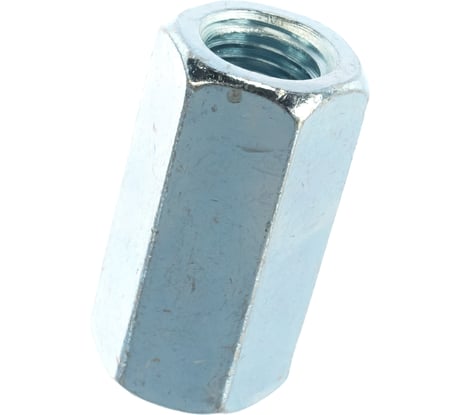 Переходная гайка Стройбат DIN 6334 М20 белый цинк 1 шт 248801