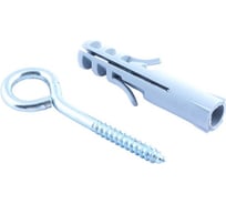 Крюк-кольцо Стройбат с дюбелем 12 мм 1 шт 244151