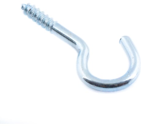 Крюк-полукольцо Стройбат 3,0x30 белый цинк 5 шт 226661