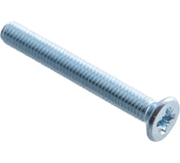 Потайной винт Стройбат DIN 965 М5x60 белый цинк 6 шт 306780