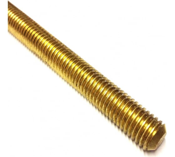Шпилька резьбовая DINFIX DIN 975 / 976 Латунь M10x1000 00-0004599