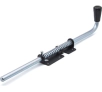 Засов с пружиной Дверной Страж 500 мм чёрный ДС46383