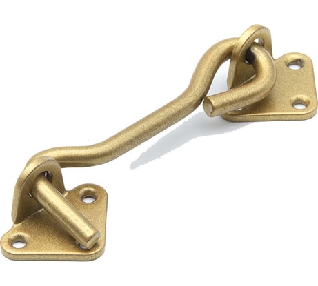 Крючок прутковый Дверной Страж 105 мм мод.1 золото ДС46390