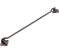 Крючок прутковый Дверной Страж 350 мм медь антик ДС46432