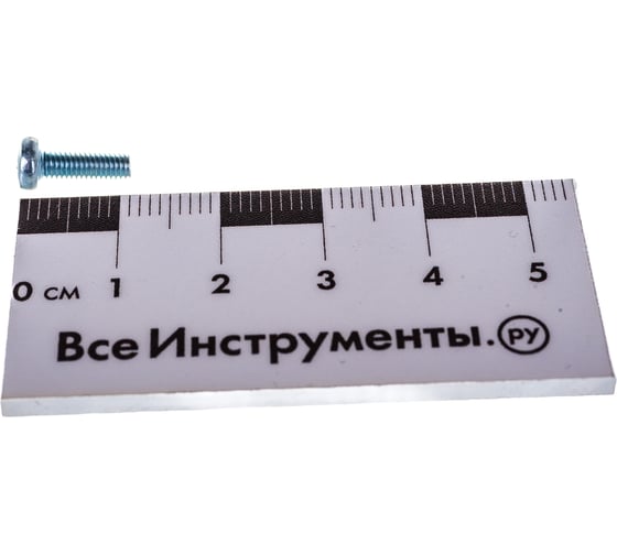 Полукруглый винт Стройбат DIN 7985 М3x10 белый цинк 30 шт 092831