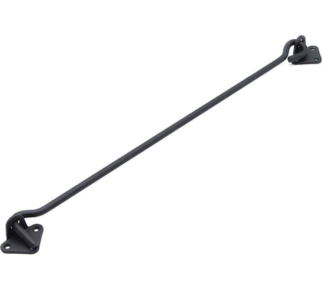 Крючок прутковый Дверной Страж 400 мм чёрный ДС46444